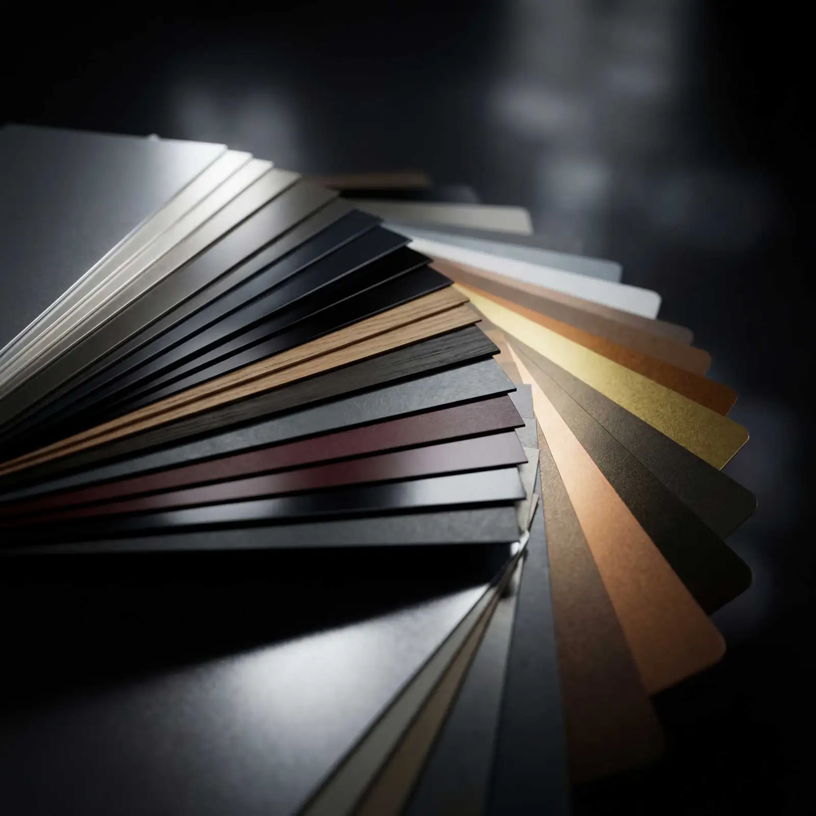 Nuancier des coloris acier prélaqué