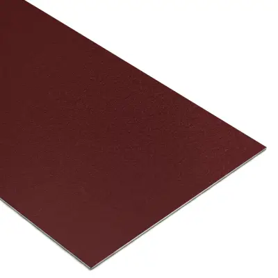 Tôle Plane 0,75 mm Prélaquée 1220 × 3000 mm Esprit Zinc Vino 106