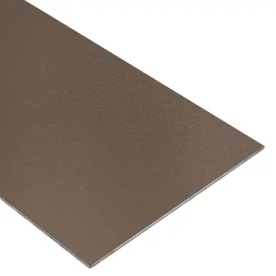 Tôle Plane 0,75 mm Prélaquée 1220 × 3000 mm Esprit Zinc Volcano 101