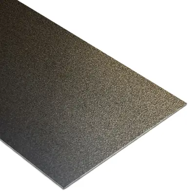 Tôle Plane 0,75 mm Prélaquée 1220 × 3000 mm Matière Dark Bronze 604