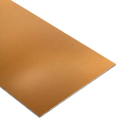 Tôle Plane 0,75 mm Prélaquée 1220 × 3000 mm Matière Cuivre 603