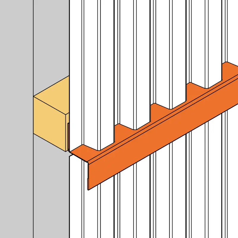Bavette de Finition pour Bardages Métalliques — vue 2