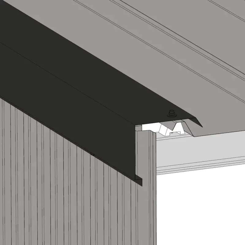 Bande de rive Imitation Zinc La Parisienne — vue 2